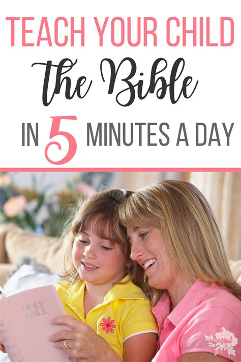 Teach Your Kids The Bible In 5 Minutes A Day The Purposeful Mom