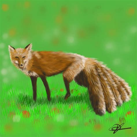 Nine Tail Fox By Damainj On Deviantart