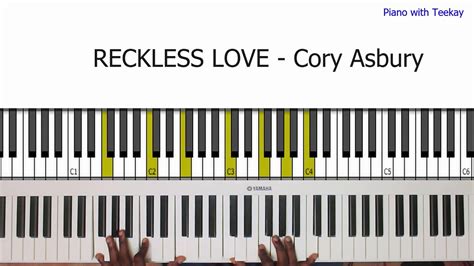 Reckless Love Piano Tutorial Youtube