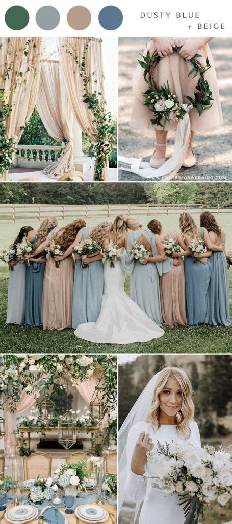 10 Dusty Blue Wedding Color Combinations For 2021 Wedding Color