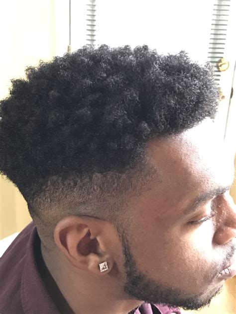 Maybe you would like to learn more about one of these? Curly medium high top fade made with a curly sponge ...