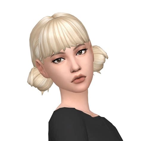 Sims 4 Cc Hair With Bangs Image Hd Hair Bangs Idea