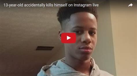Teen Accidentally Kills Himself On Instagram Live Dnb Stories