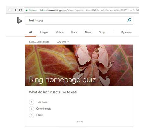 Bing Quiz Today Best Of Bing Homepage Quizzeshow To P