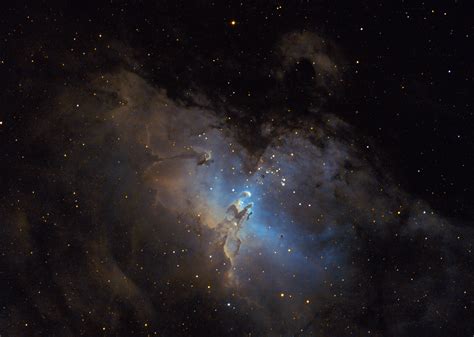 My Image Of The Eagle Nebula In The Hubble Palette Rspace