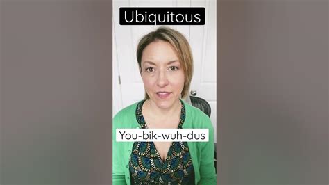 How To Pronounce Ubiquitous Shorts Quick English Pronunciation Mini