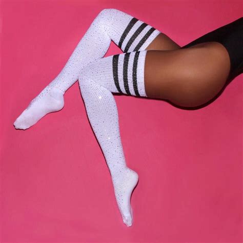 Us Women Sexy Diamond Thigh High Long Stockings Fashion Knit Over The