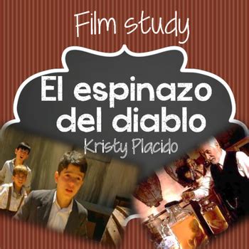 El diablo 1990, ce film a atteint mon cœur et mon âme, ce qui est une capacité extraordinaire pour j'étais tellement émue que j'ai pleuré pendant 5 à 10 minutes après la fin du film, ainsi que des. El Espinazo del Diablo / The Devil's Backbone Film Study | TpT