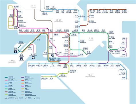 Hong Kong Airport Express Map