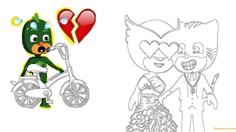 Ver más ideas sobre dibujos, dibujos para imprimir, dibujos para colorear. Pj Masks Catboy Love Owlette Coloring Page