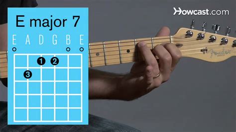 How To Play An A Major 7 Barre Chord Guitar Lessons Youtube
