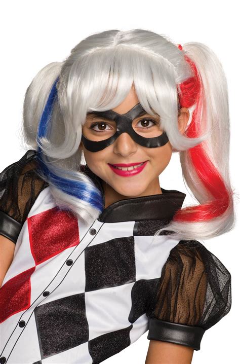 More images for children's harley quinn costume kids » DC Super Hero Girls Harley Quinn Child Wig - PureCostumes.com
