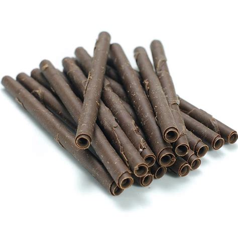 Cigarette Sticks Dark Chocolate 4 Inch By Pastry 1 From Belgium