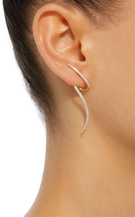 Anissa Kermiche Tourbillon K Gold Diamond Earring Single Earring