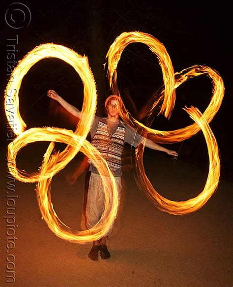 Nicky Evers Spinning Fire Poi San Francisco
