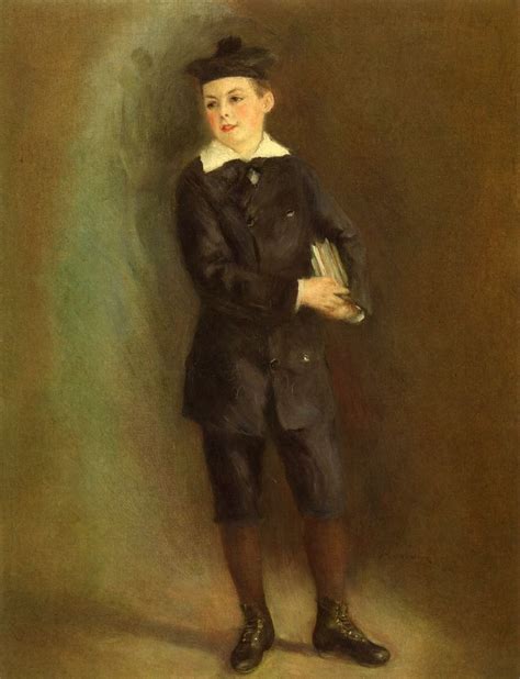 The Little School Boy — Pierre Auguste Renoir Pierre Auguste Renoir
