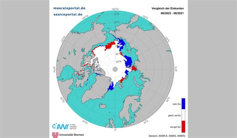 Arctic Sea Ice Retreat Moderate But Continuous In 2022 Polarjournal