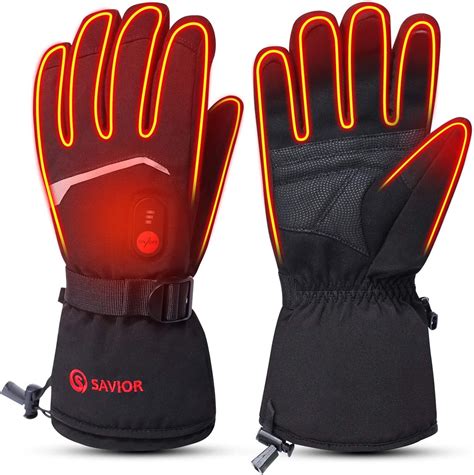 Savior Heat 2020 Upgrade Electric Heated Gloves For Men Women