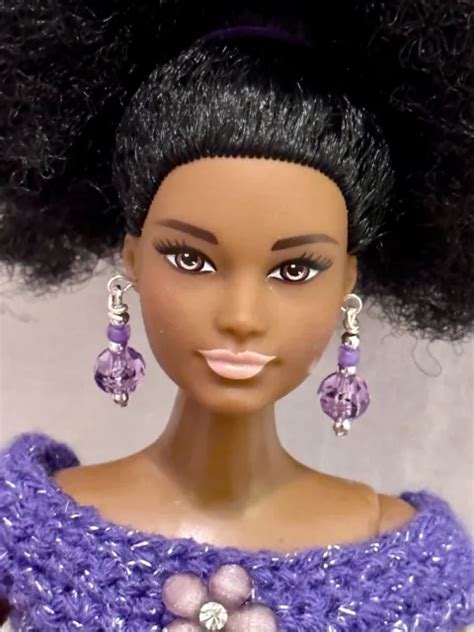 Mattel African American Fashionista Curvy Barbie Doll Wearing Ooak