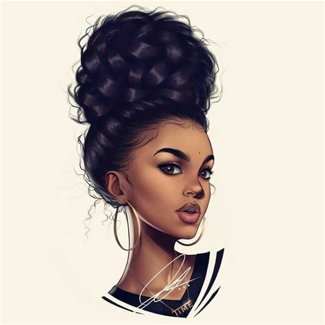 Pin By Zakia Chanell Lifestyle And Fa On Artwork ️ Black Girl Art