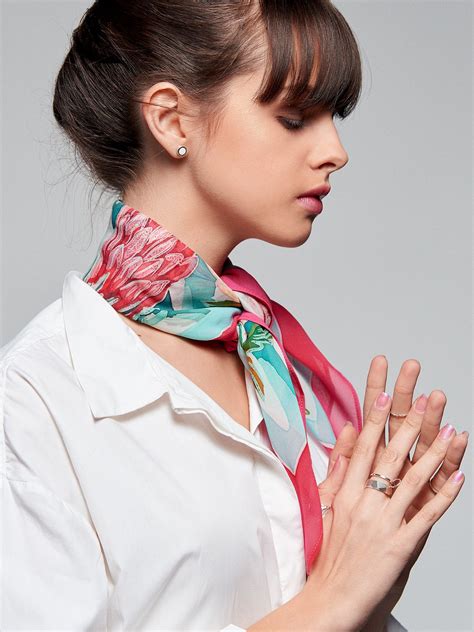 Stunning Design How To Wear A Silk Scarf Love The Colours In This One