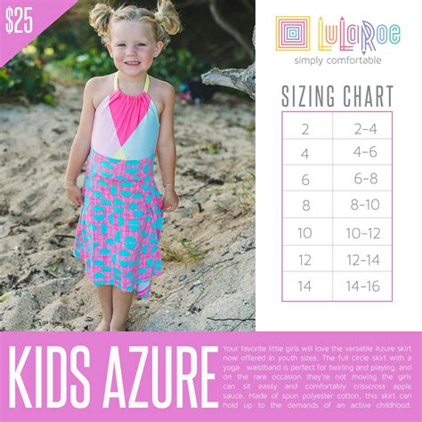 Check Out This Size Chart For Lularoe Kids Azure If You Need Any Help
