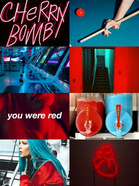 Maybe you would like to learn more about one of these? Neon red and blue aesthetic iPhone wallpaper | Red ...
