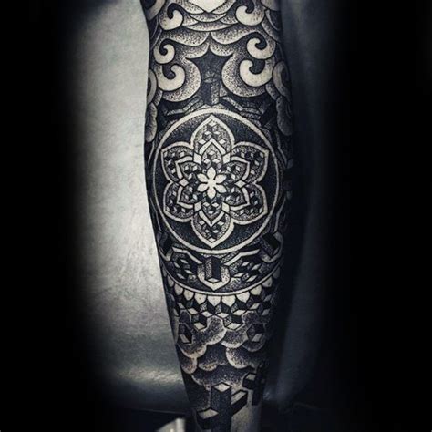 100 Dotwork Tattoo Designs For Men Intricate Pattern Ink