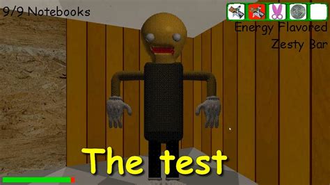 New Character The Test Baldis Basics Plus Early Access Youtube
