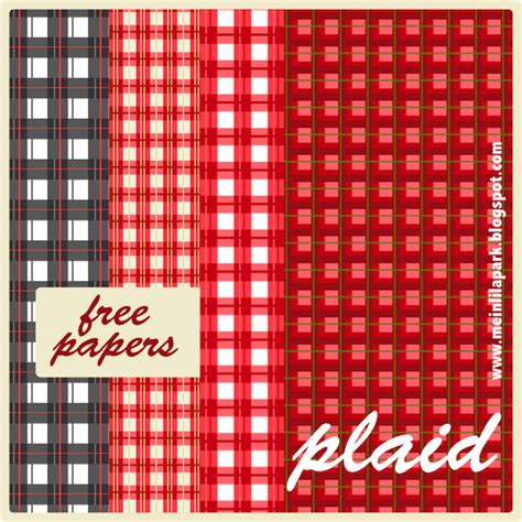 Free Digital Plaid Scrapbooking And Fun Papers Schottenmuster
