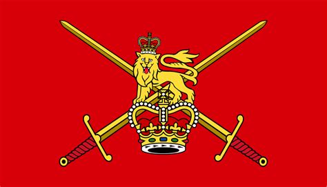 Non Ceremonial Flag Of The British Army Vexillology