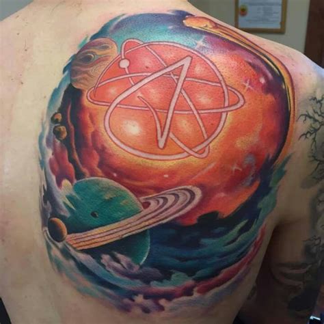 Atheist Awesome Galaxy Stars Planets A Tattoo Tattoo Ideas That Ill