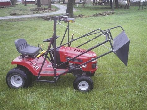 Blade changing, cleaning, and other lawn mower maintenance activities require you to raise the lawnmower at a certain angle for easy and efficient support. FARM SHOW - High-Lift Mini Loader Fits Garden Tractor ...