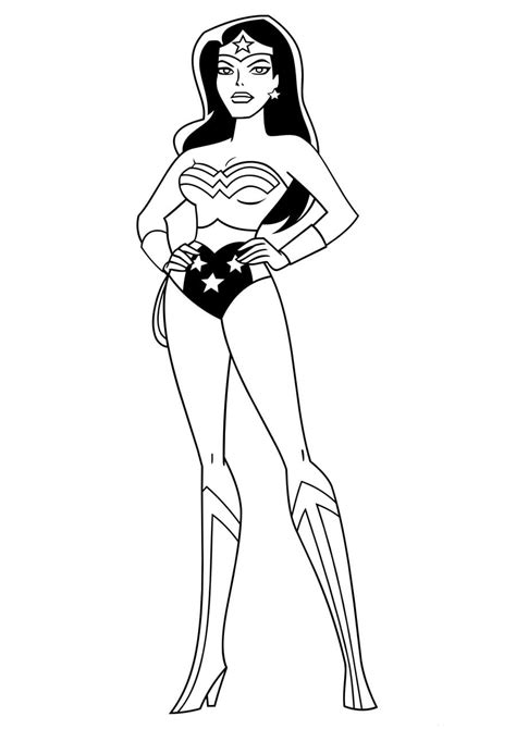 Disegni Di Wonder Woman Da Colorare Stampa Gratuitamente