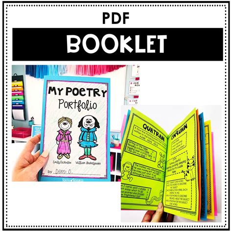 Poetry Portfolio Distance Learning Rockin Resources
