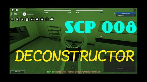 Roblox Scp Roleplay Scp 008 Deconstructor Tutorial Scp 008 Youtube