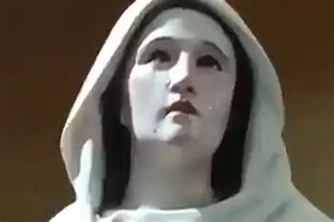 Virgin Mary Statue Appears To Shed Tears During Church