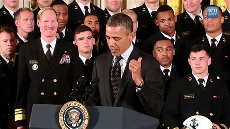 President Obama Presents The Commander In Chief Trophy Youtube