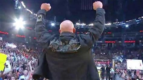 Videos Goldberg Returns At Raw Accepts Brock Lesnar S Challenge