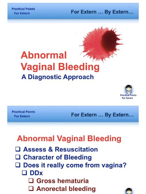 Abnormal Vaginal Bleed Pdf