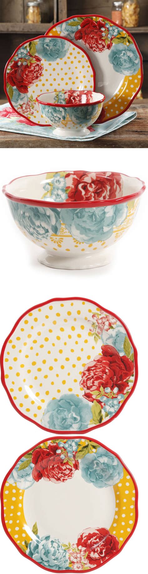 Check spelling or type a new query. Details about Pioneer Woman Blossom Jubilee 12-Piece ...