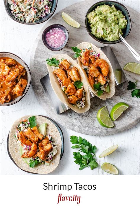 I made these shrimp taco with buttery salsa sauce on instagram a couple weeks ago and the flavcity family demanded the recipe. Shrimp Tacos with Creamy Coleslaw | Recipe | Creamy ...
