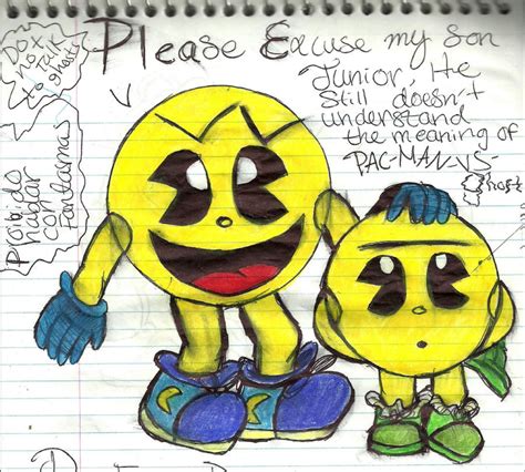 Pac Man And Pac Jr By Sammy96garcia On Deviantart