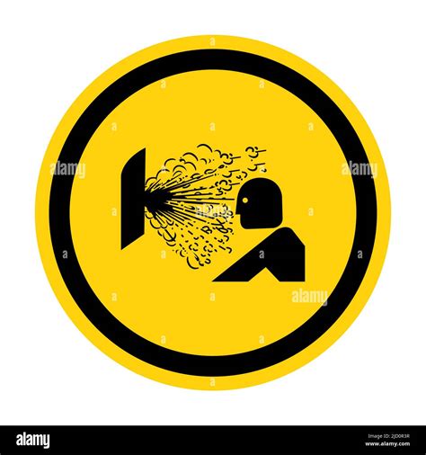 Explosion Release Of Pressure Symbol Sign Isolate On White Background