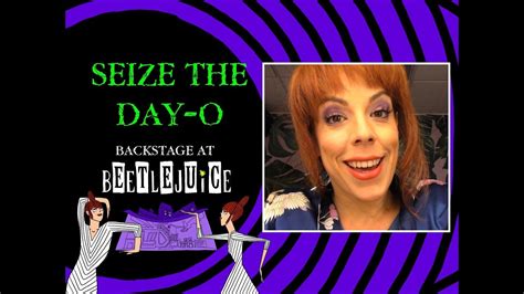Get tickets to beetlejuice www.broadway.com/shows/beetlejuice/ beetlejuice star leslie kritzer welcomes us backstage at the winter garden theatre in her inaugural vlog episode. Episode 2: Seize the Day-O: Backstage at BEETLEJUICE with ...