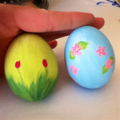 Hand Painted Blown Easter Eggs Easter Egg Tree Easter Egg Decorating