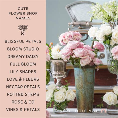150 Best Flower Shop Names Cute Creative And Clever Every Little