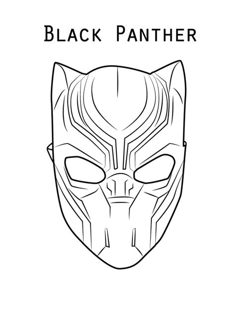 Black Panther Coloring Pages Best Coloring Pages For Kids Black Panther