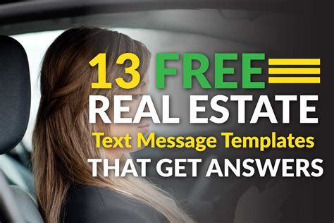 Use text message templates to simplify customer communication. 13 Free Real Estate Text Message Templates That Get You ...
