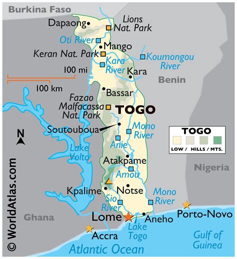 Togo Maps And Facts World Atlas